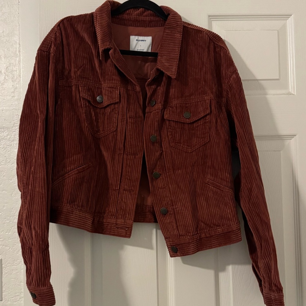 Women's Corduroy Jacket in Rust by Old Navy